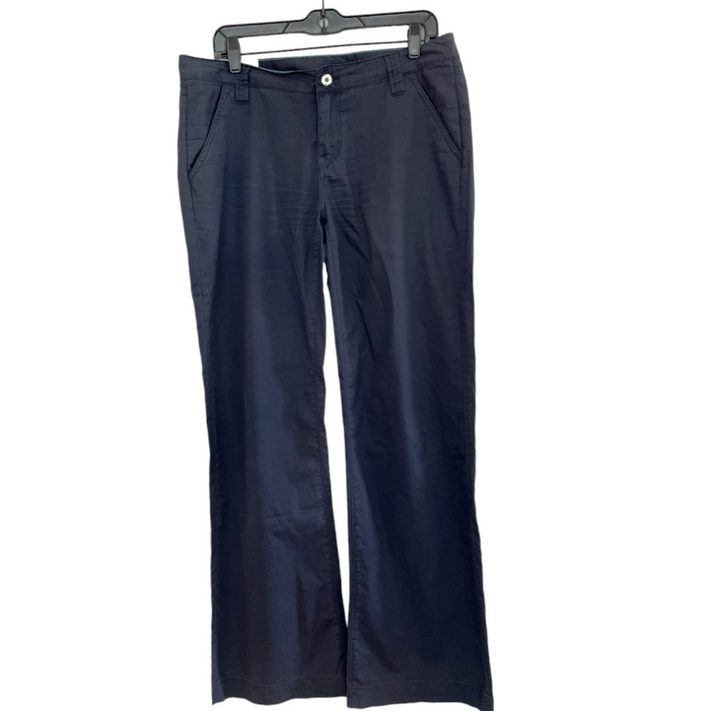 Loomstate 100% Organic Cotton Navy Wide Leg Summer trouser Size 30